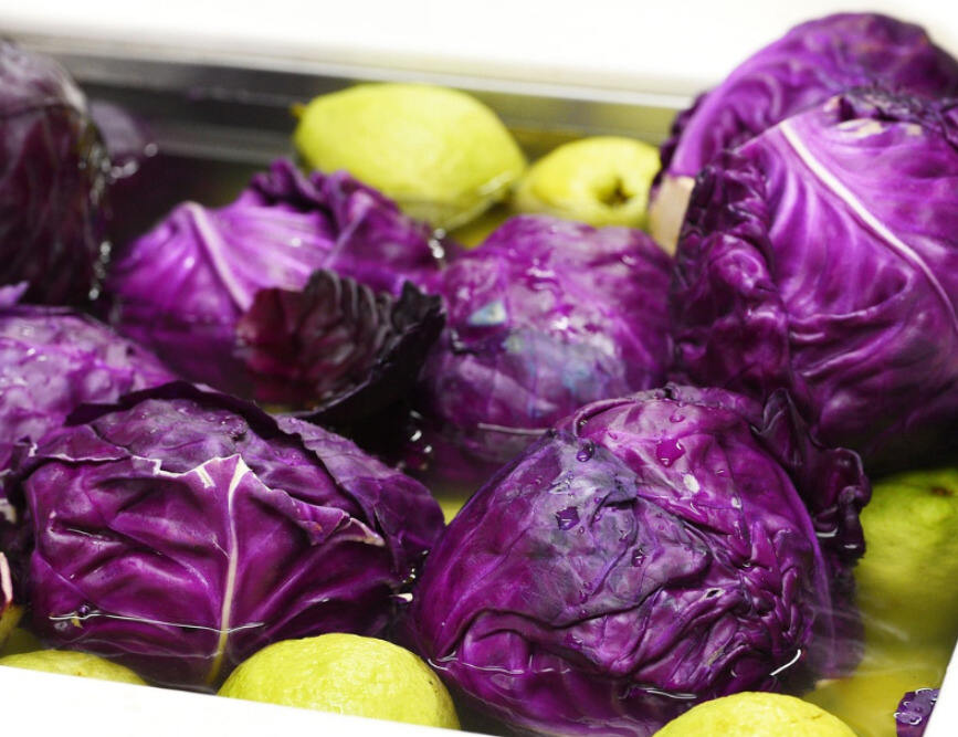紫甘蓝,紫高丽菜的升糖指数(GI值),升糖负荷(GL值)热量,蛋白质含量,碳水化合物含量,嘌呤含量