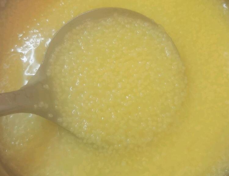 小米粥（小米和水比例1：9）的升糖指数(GI值),升糖负荷(GL值)热量,蛋白质含量,碳水化合物含量,嘌呤含量
